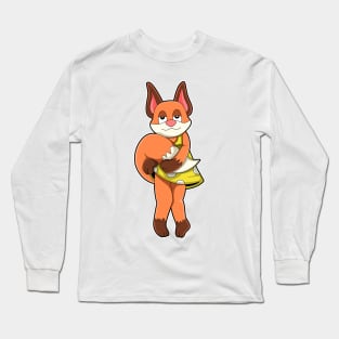 Fox Female with Skirt Long Sleeve T-Shirt